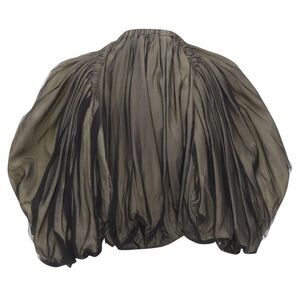 Pre Loved Comme Des Garcons Vintage Gathered Tulle Top Women black | black Tops